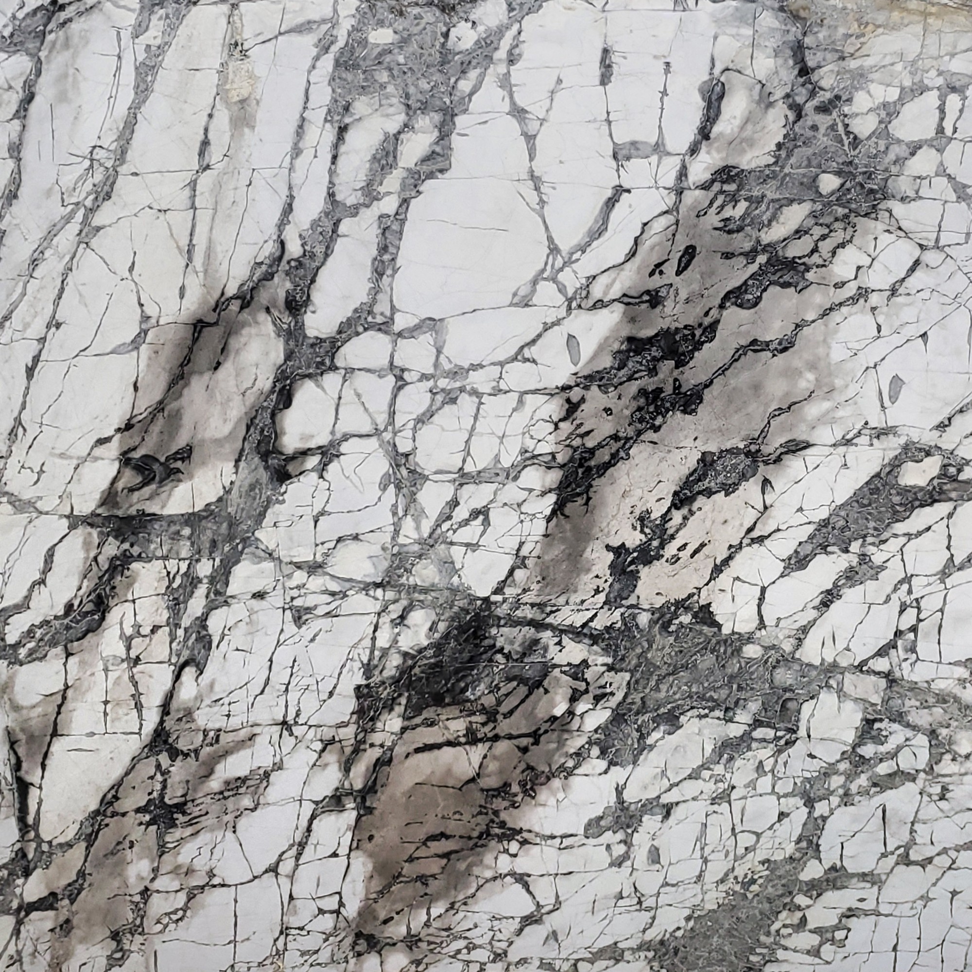 Invisible Grey Marble Slab | GENROSE Stone + Tile Products